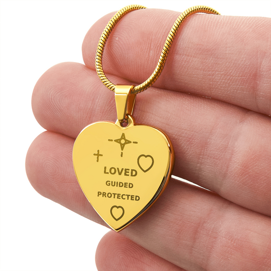 Guided Heart Necklace — To My Daughter