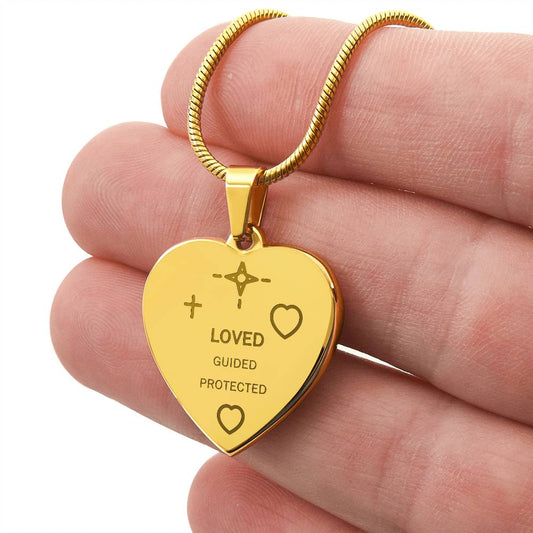 To My Wife — Guided Heart Necklace