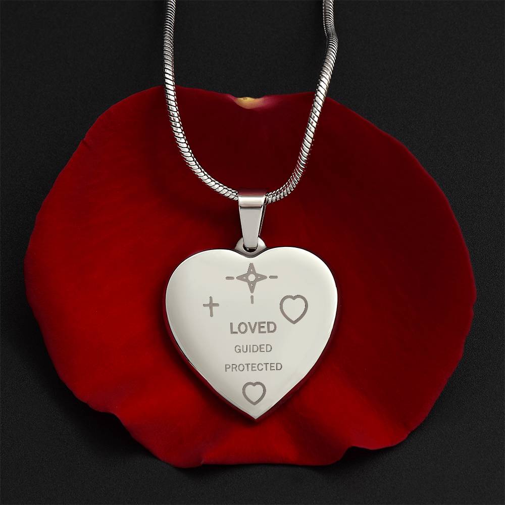 To My Wife — Guided Heart Necklace