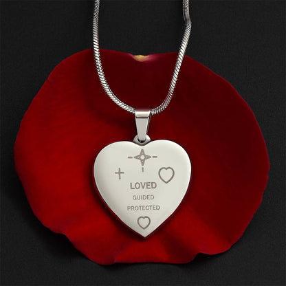 To My Mum — Guided Heart Necklace