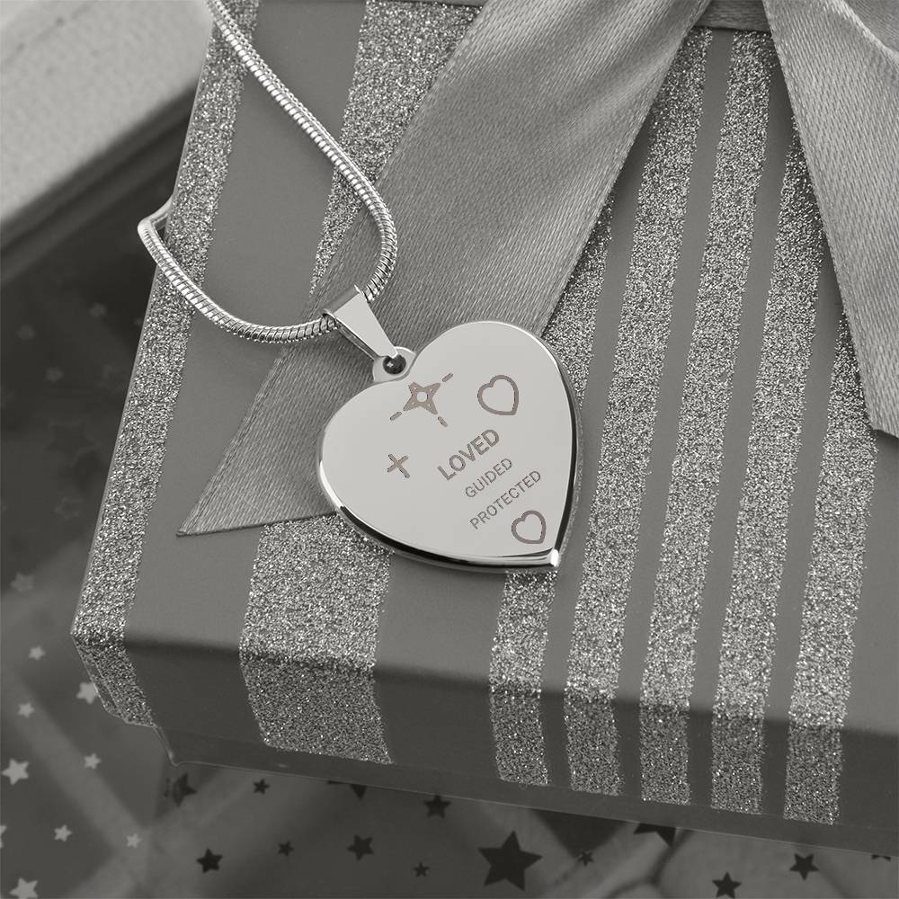 To My Mum — Guided Heart Necklace