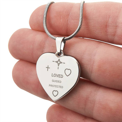 To My Mum — Guided Heart Necklace