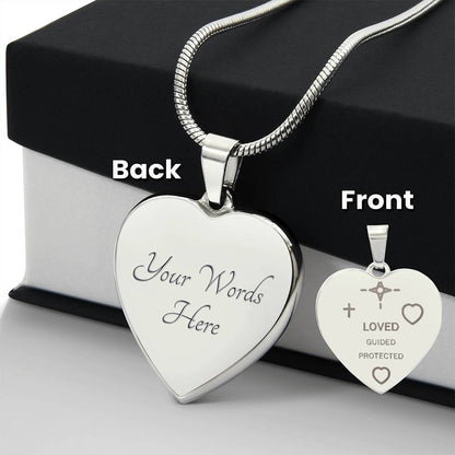 To My Mum — Guided Heart Necklace