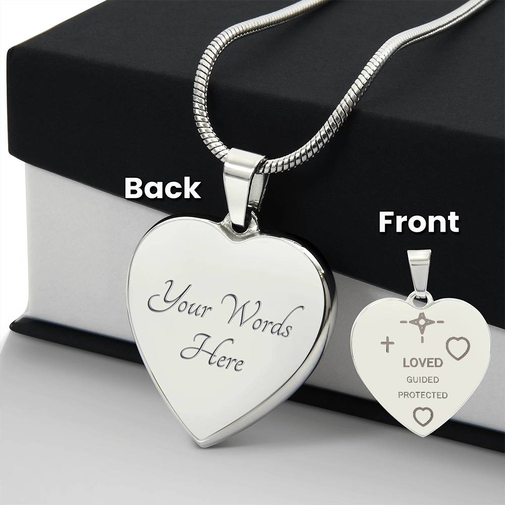 To My Mum — Guided Heart Necklace