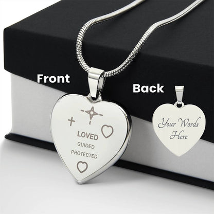 To My Mum — Guided Heart Necklace