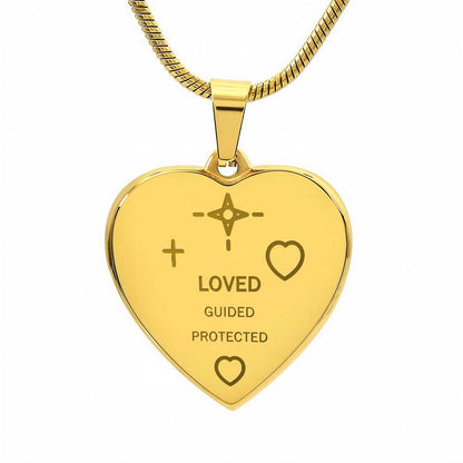 To My Mum — Guided Heart Necklace
