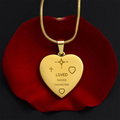 To My Mum — Guided Heart Necklace