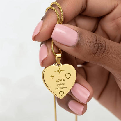 To My Mum — Guided Heart Necklace
