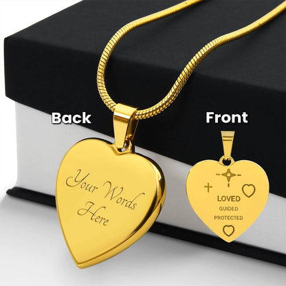 To My Mum — Guided Heart Necklace
