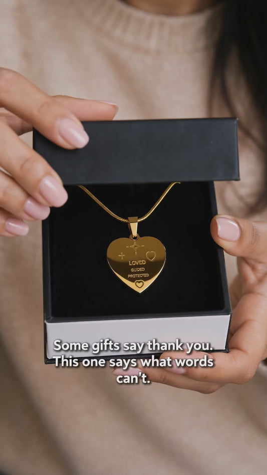 To My Mum — Guided Heart Necklace